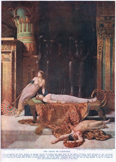 The Death of Cleopatra by John Collier